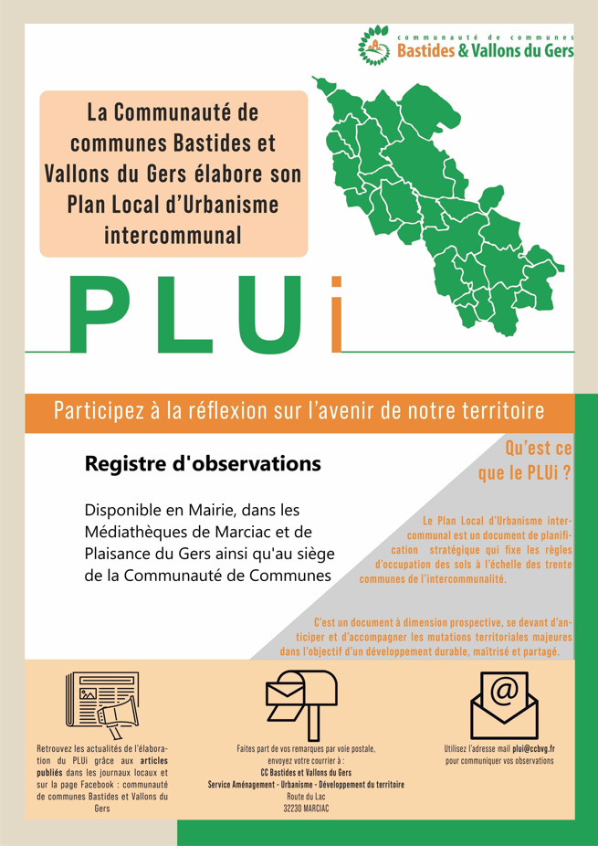 PLUI – Registre d&rsquo;observations