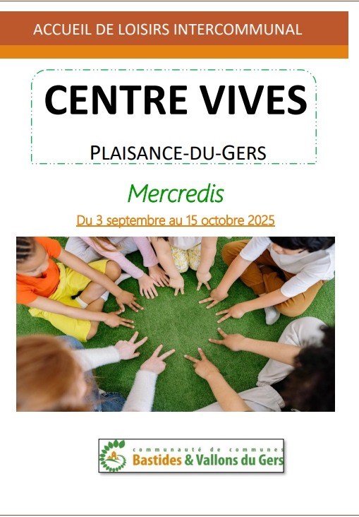Les mercredis de l&rsquo;ALSH de Plaisance : programme de septembre à octobre