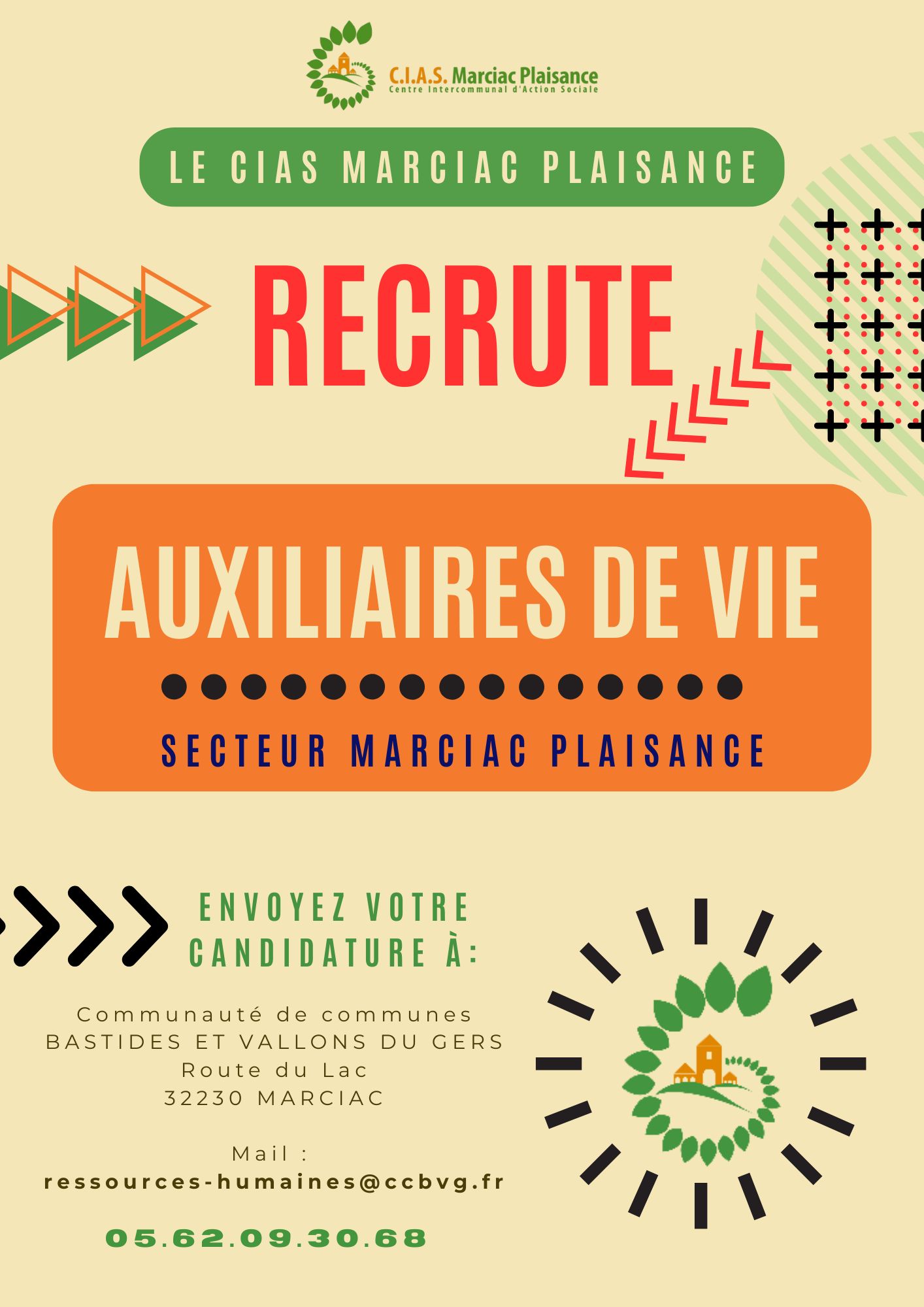 OFFRE D&rsquo;EMPLOI CIAS