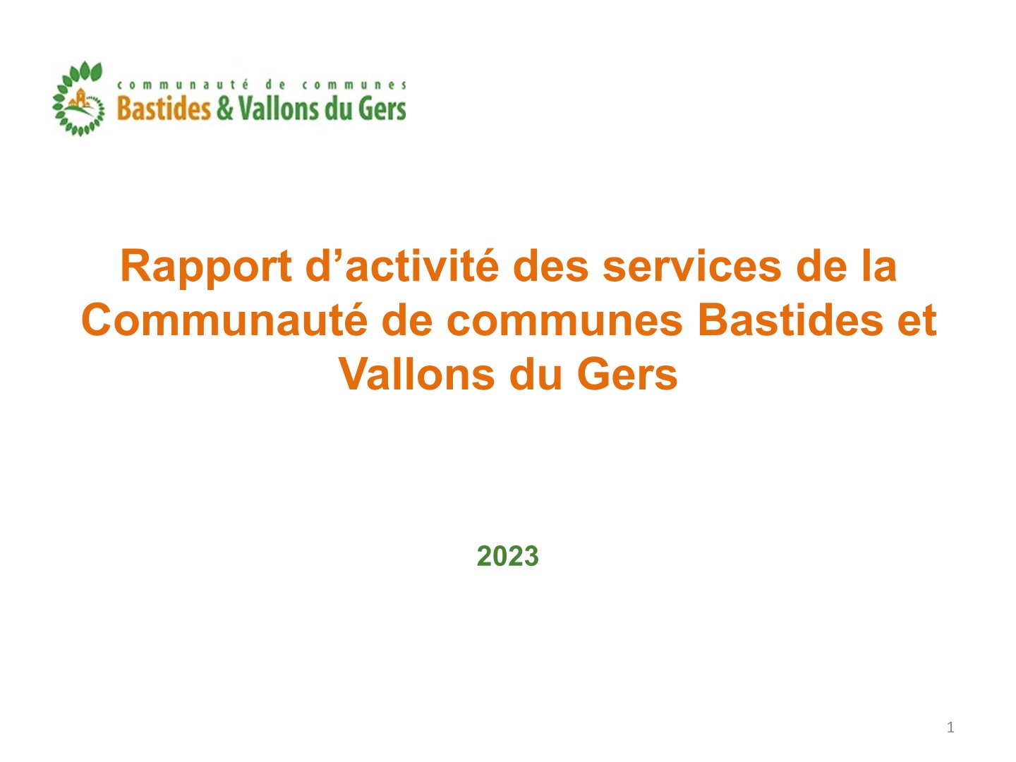 Rapport d&rsquo;activité 2023