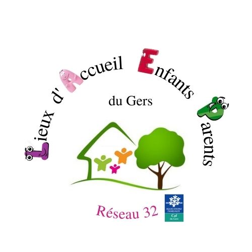 Logo Lieux d'Accueil Enfants Parents du Gers